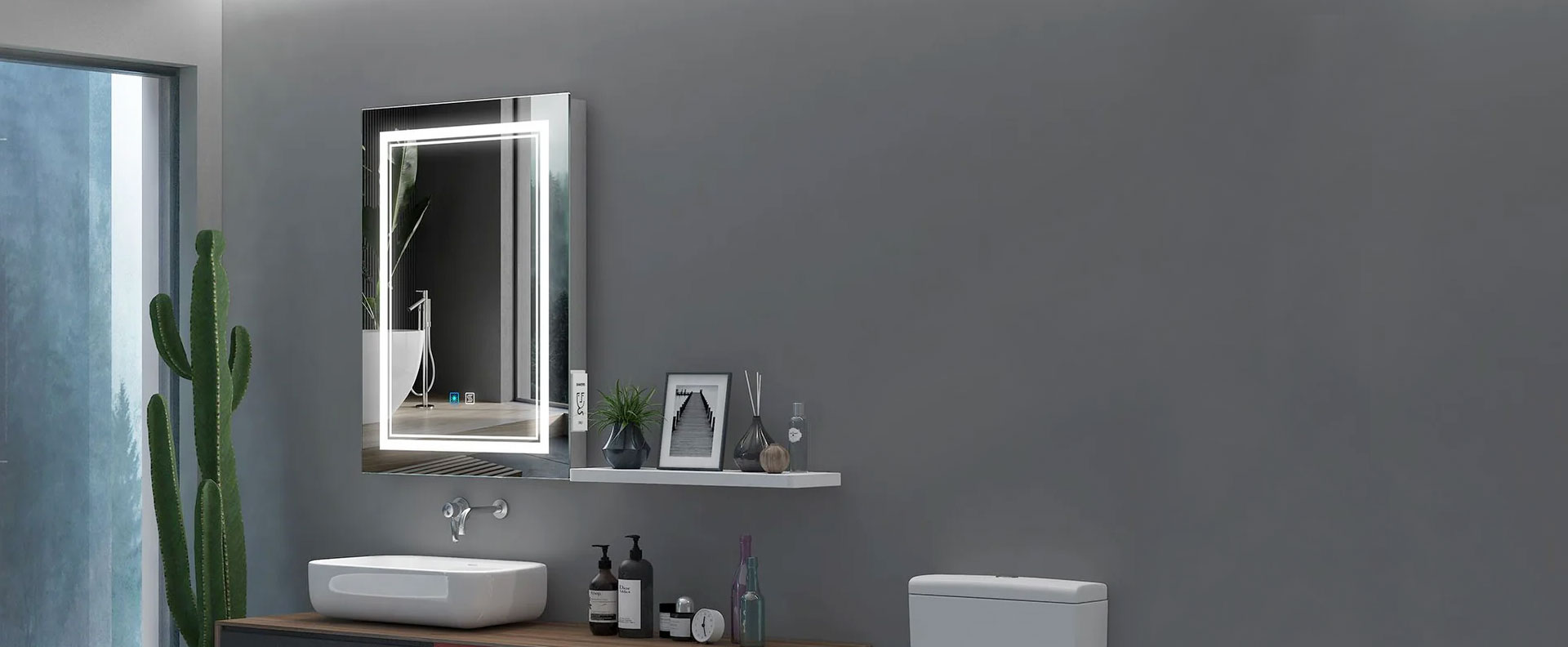 LED Bathroom Mirrors and Medicine Cabinets for Project Sourcing
