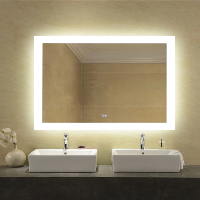 LED Vanity Mirror with Bluetooth Rectangle Smart Mirror Wifi Bathroom