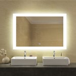 Modern Smart LED Bathroom Mirror with dimmable, Perfect | DivasBath USA Wholesale LED Vanity Mirror with Bluetooth Rectangle Smart Mirror Wifi Bathroom