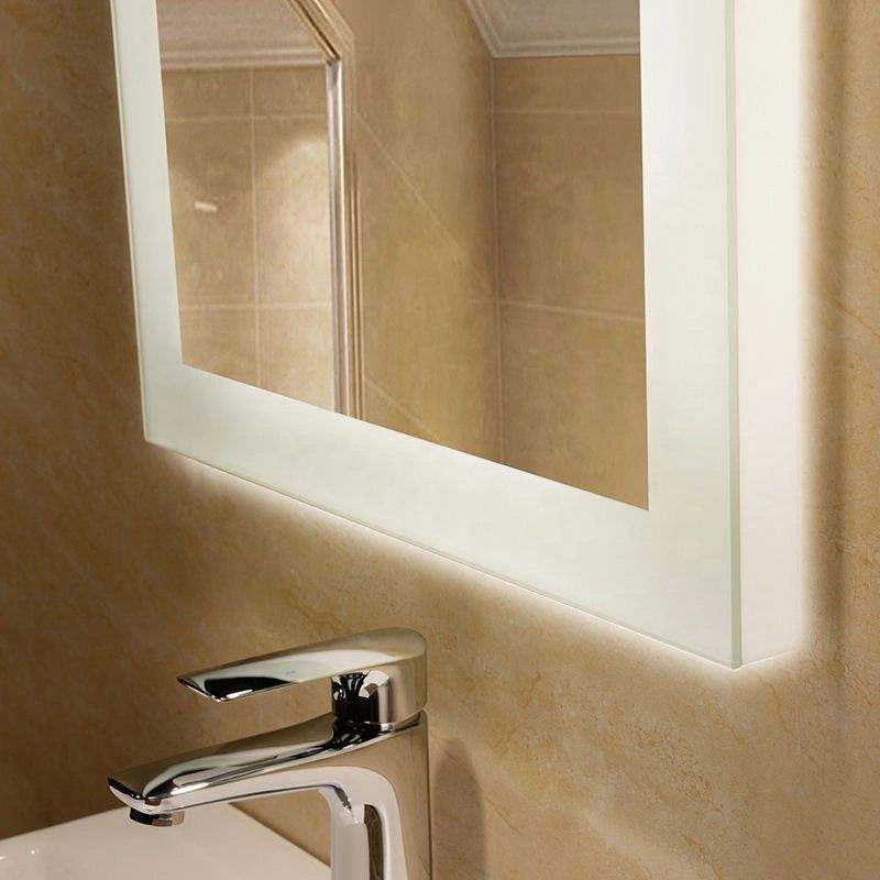 Rectangle Acrylic LED Smart Mirrors for Bathroom with Touch Screen