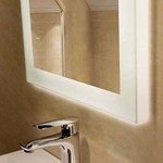 Rectangle Acrylic LED Smart Mirrors for Bathroom with Touch Screen