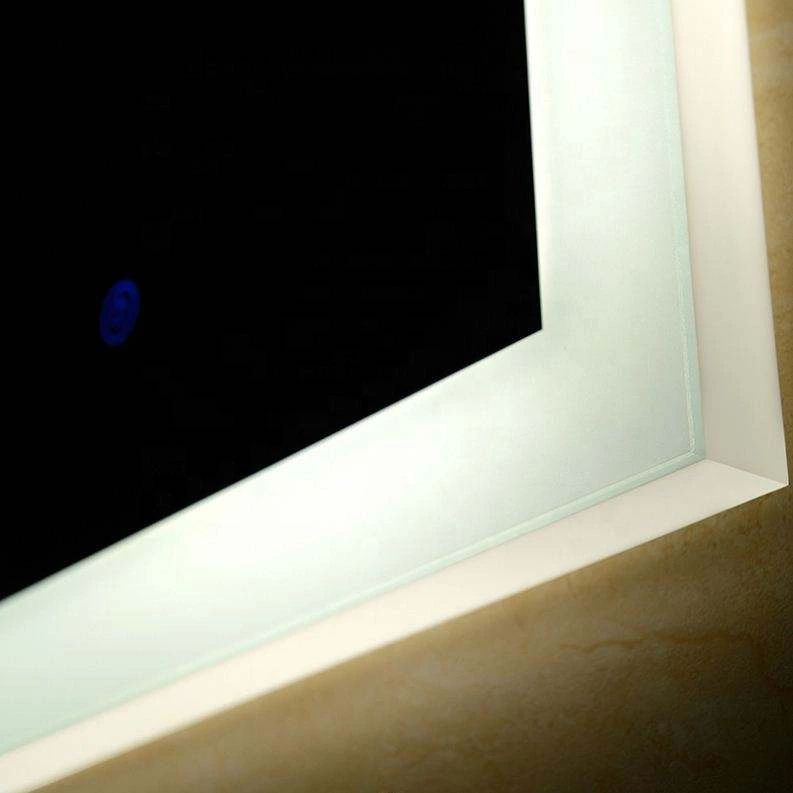 Rectangle Acrylic LED Smart Mirrors for Bathroom with Touch Screen