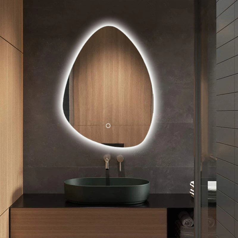 Irregular Shaped Smart Mirror with LED Bathroom Screen