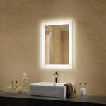 Rectangle Acrylic LED Smart Mirrors for Bathroom with Touch Screen