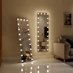 Modern Rectangle for Hollywood LED Lighted Salon Dressing Mirror Full Length with Adjustable Lighting for Makeup Use
