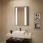 Modern Bathroom Cabinets Bathroom Mirror with Led Light Smart Led Rectangle Bathroom Mirror with Touch Screen