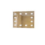 Rectangle Hollywood Frameless Makeup Mirror With 12 Led Bulbs Front-light