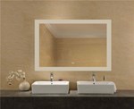 Modern Smart LED Bathroom Mirror with dimmable, Perfect | DivasBath USA Wholesale LED Vanity Mirror with Bluetooth Rectangle Smart Mirror Wifi Bathroom