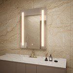 Rectangle Acrylic LED Smart Mirrors for Bathroom with Touch Screen