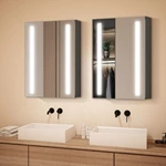 Modern Bathroom Cabinets Bathroom Mirror with Led Light Smart Led Rectangle Bathroom Mirror with Touch Screen