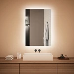 Modern Illuminated Backlit Lighted Decorative Rectangle Bathroom LED Mirror Wall Mounted Lighted Mirror