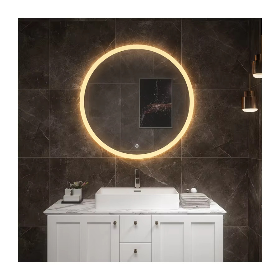 LED Acrylic Round Mirrors