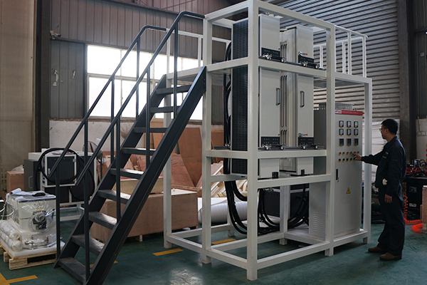 The vertical tube furnace of the School of Energy and Machinery of a South Korean