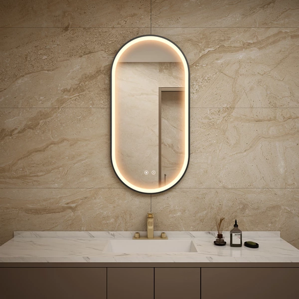 Oval Bathroom LED Mirrors