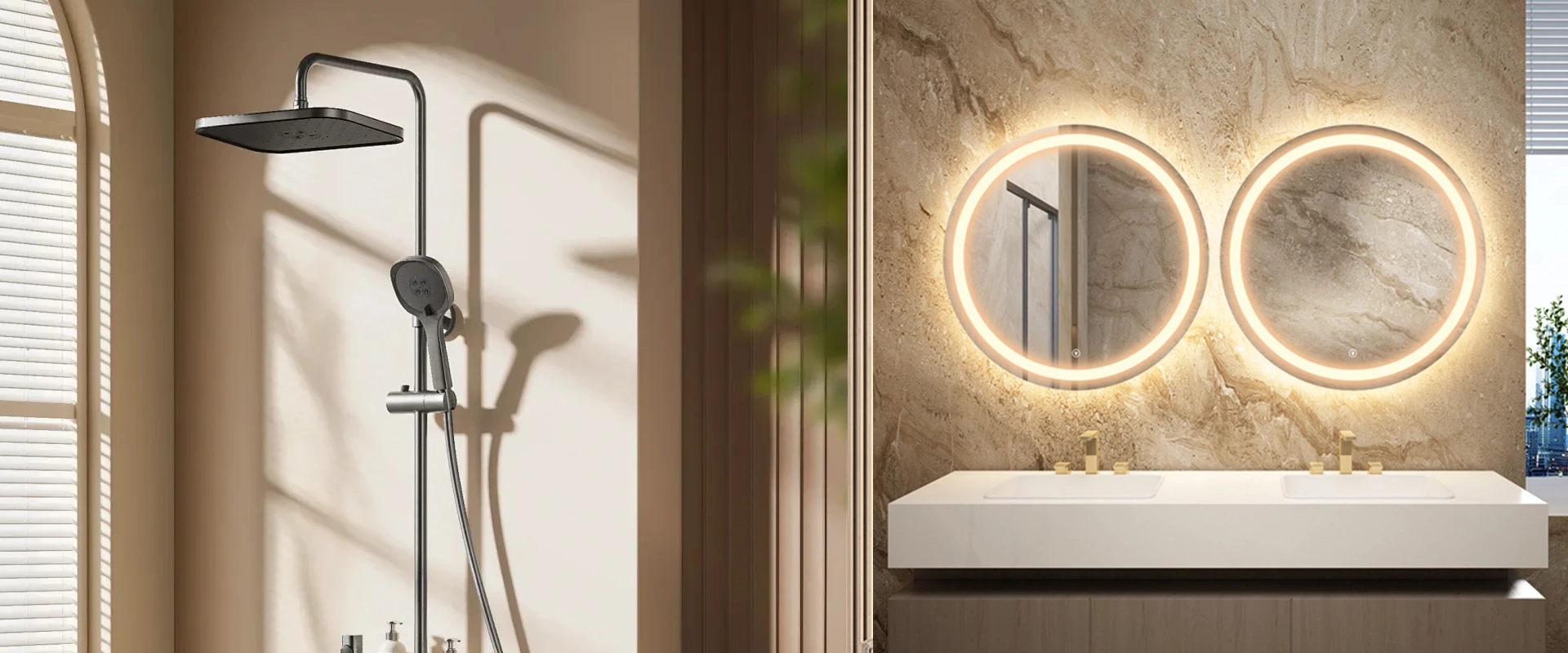 Round Bathroom LED Mirrors