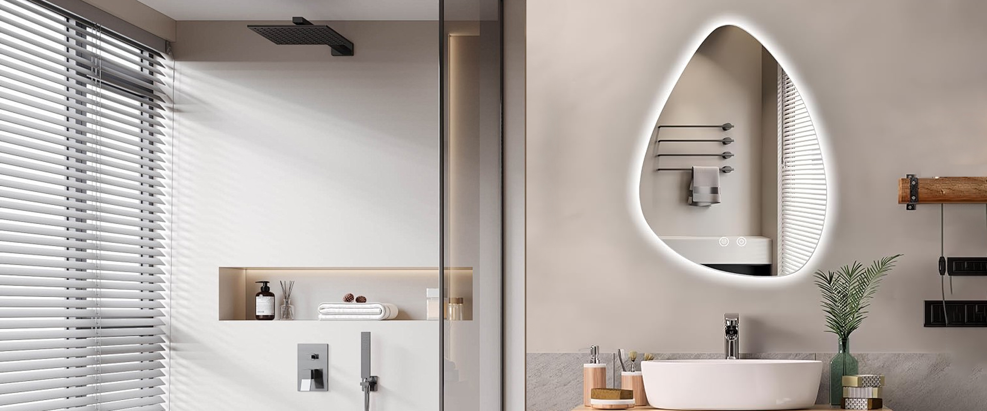 Rectangle Bathroom LED Mirrors