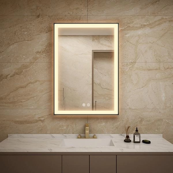 Premium Framed LED Bathroom Mirror with Anti-Fog Technology | DivasBath
