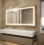 Premium LED Mirror with Solid Metal Frame & Customizable Lighting