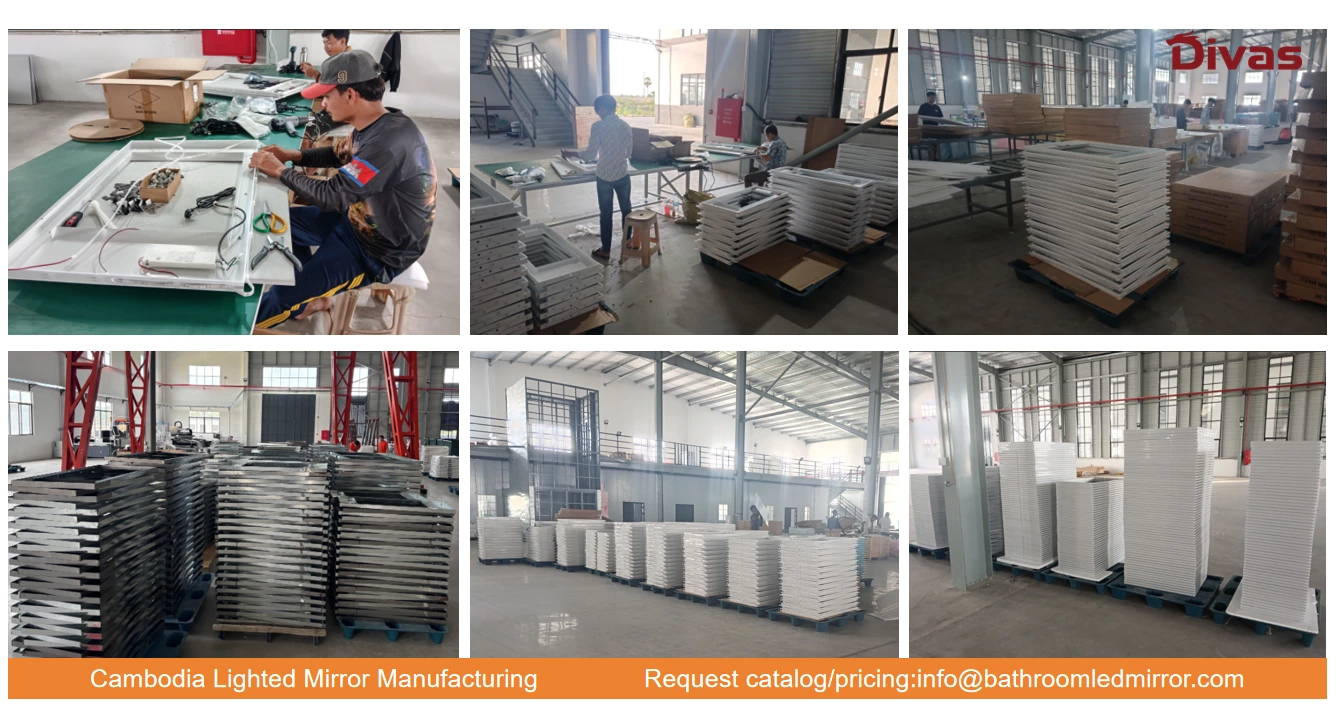 Capture the Premium Mirror Market: Your Guide to Sourcing Custom LED Bathroom Mirrors | DivasBath Cambodia factory