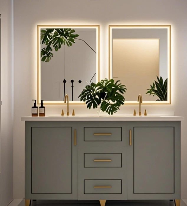 LED Bathroom Mirror with DMF Frame – Modern, Durable & Energy-Efficient