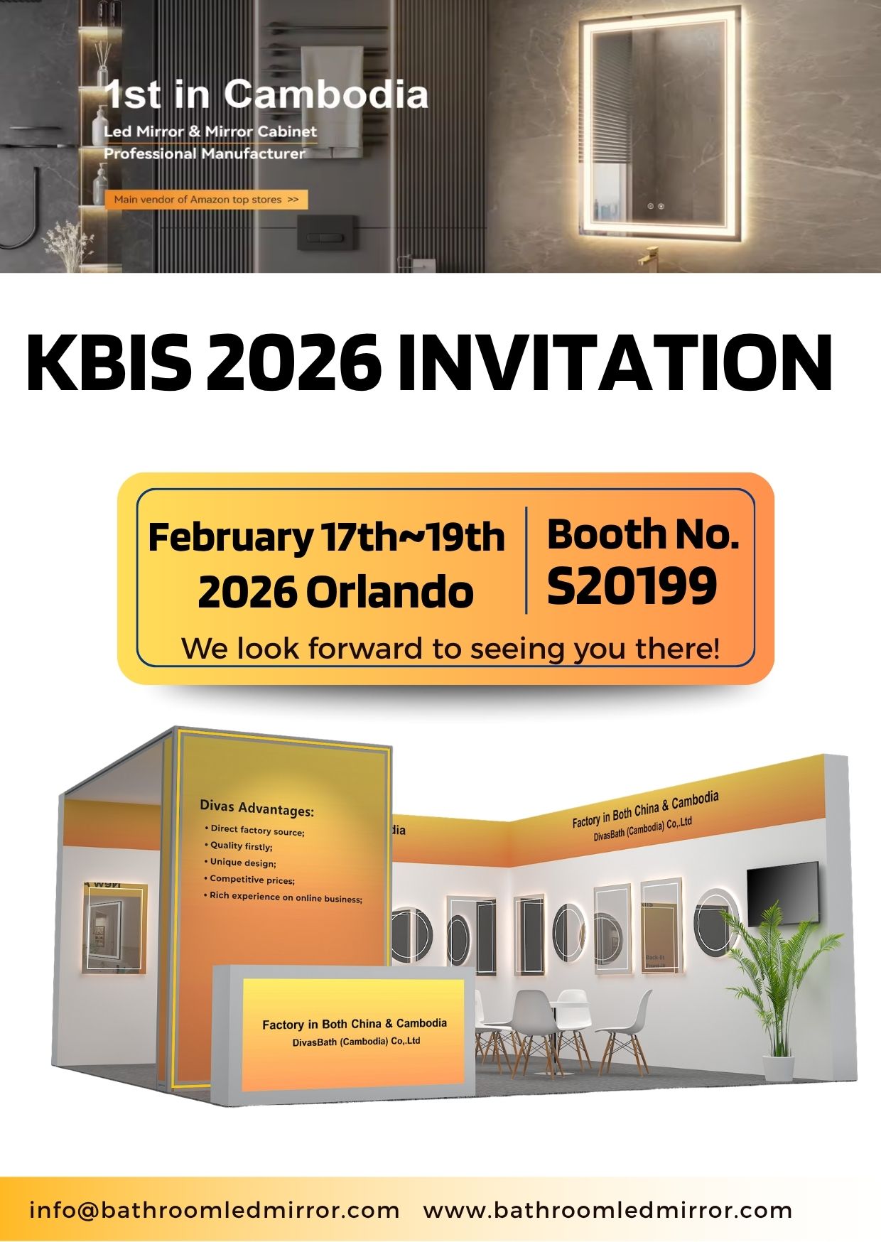 Meet us at KBIS 2026 | Orlando